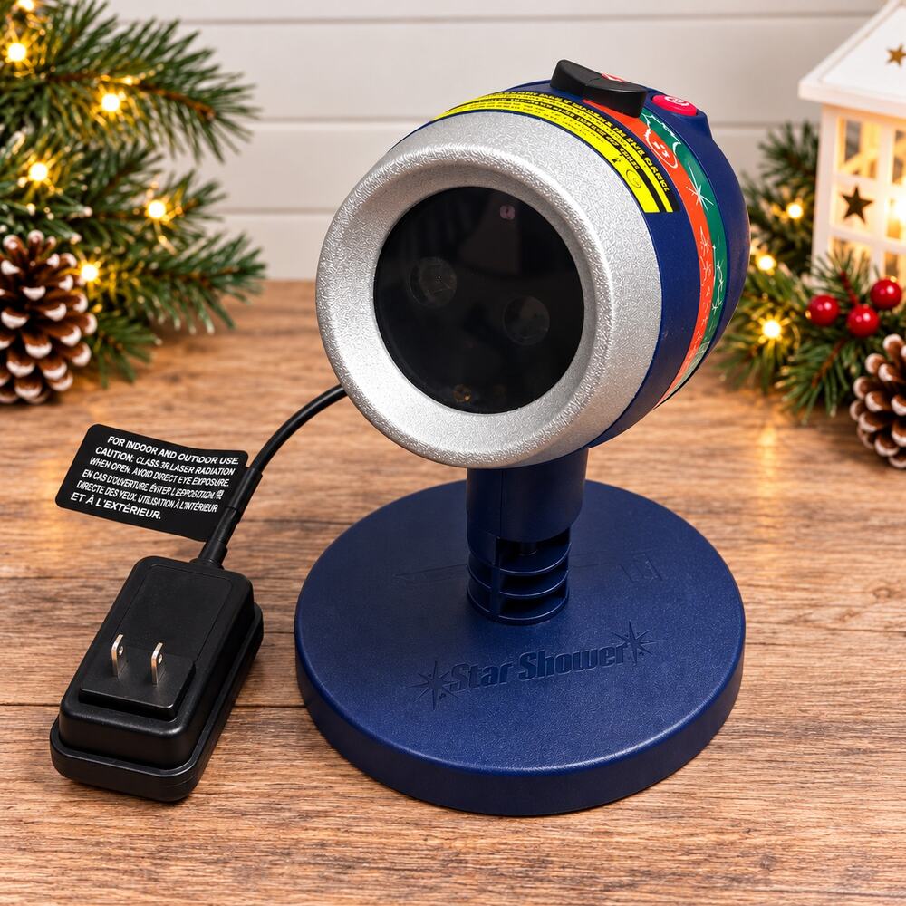 Star Shower Christmas Laser Light Projector Indoor/Outdoor Holiday Decoration